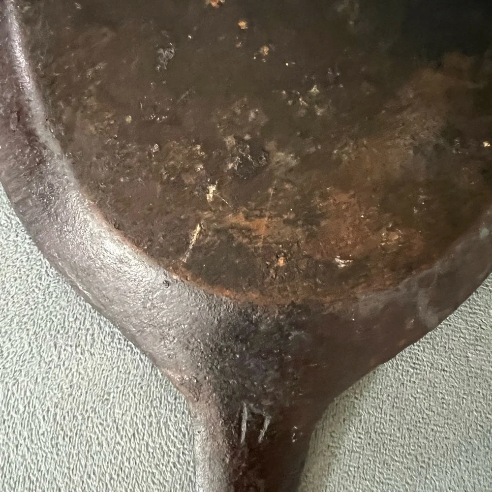 Vintage Oval Cast Iron Skillet